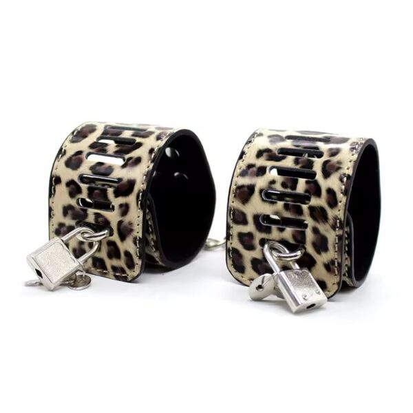 10-Piece Leopard Print Bondage Kit.