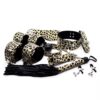 10-Piece Leopard Print Bondage Kit.