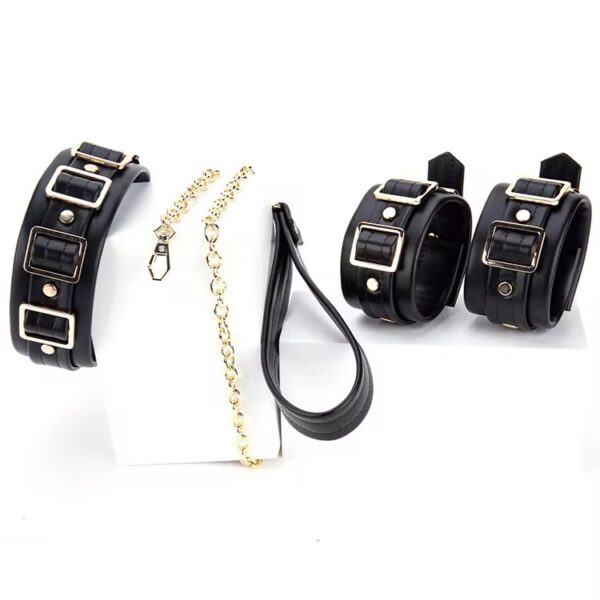 Onyx & Gold Luxe 4-Piece Bondage Set