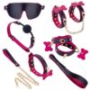 Desire Midnight Pink Play Bondage Set