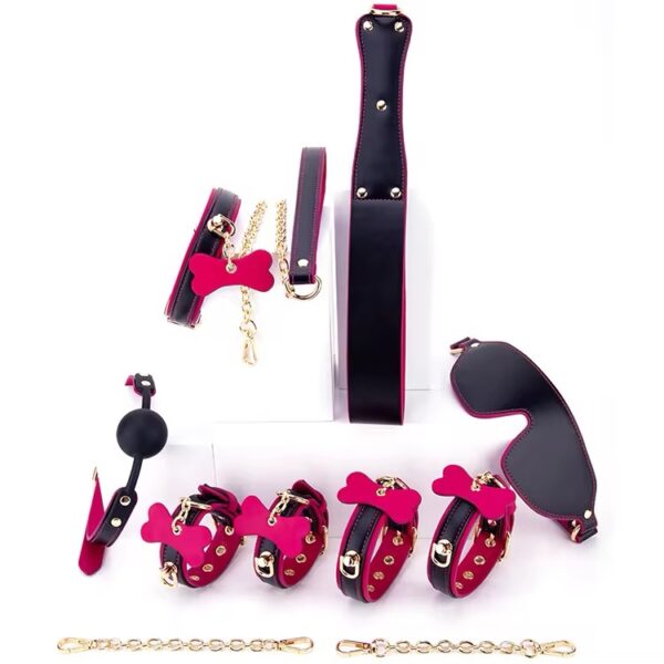 Desire Midnight Pink Play Bondage Set