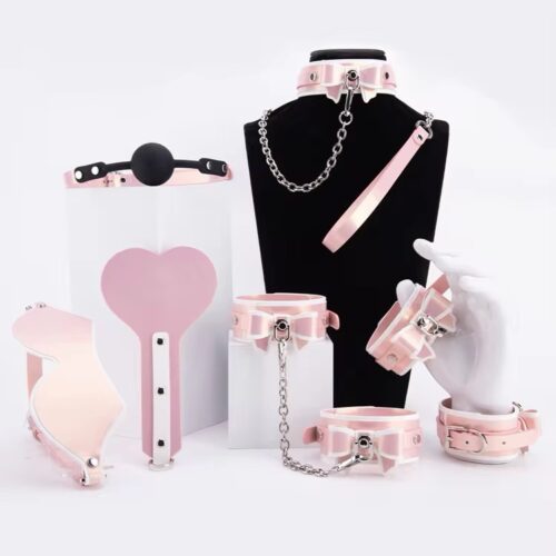 Desire Blush Bow Bondage Set