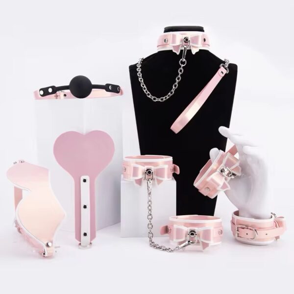 Desire Blush Bow Bondage Set