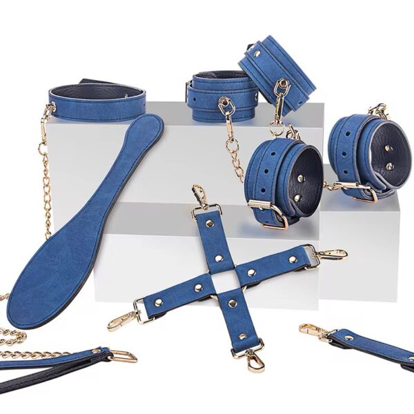 img_7140 Desire Navy Blue Bondage Set