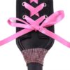 Desire Pink Lace Rhinestone Paddle