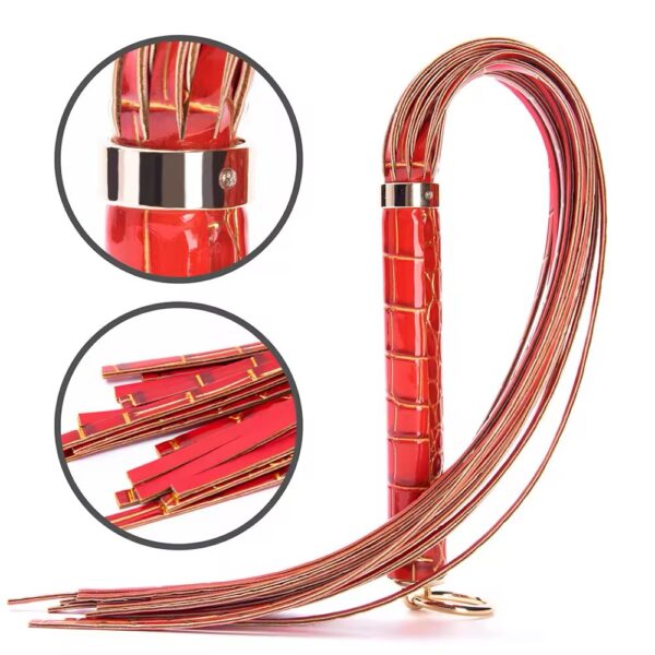 Desire Scarlet Luxe Tassel Flogger