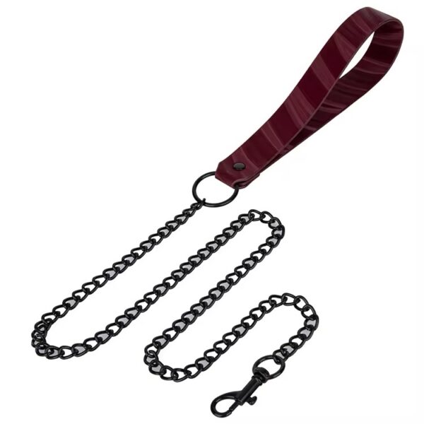 Desire Burgundy Collar & Leash Set