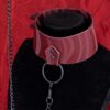 Desire Burgundy Collar & Leash Set