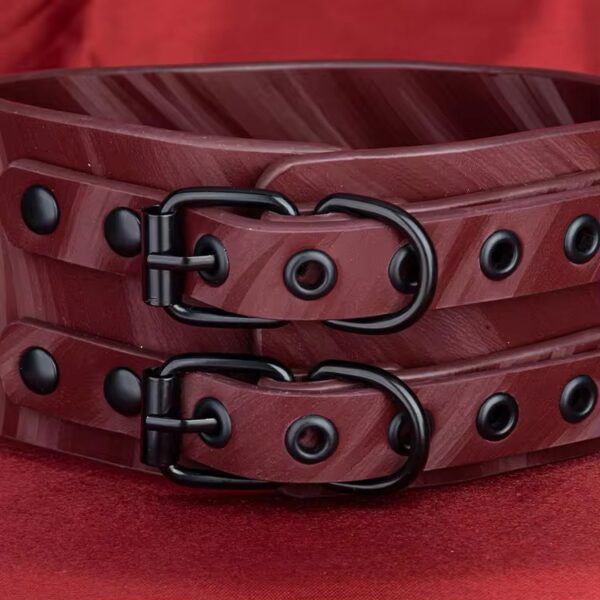 Desire Burgundy Collar & Leash Set