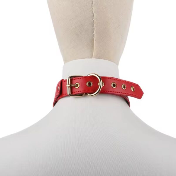 Desire Red Servant Collar & Leash Set