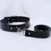 Desire Jet Black Collar & Leash