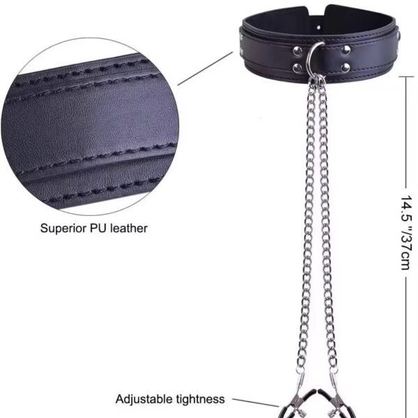 img_7290-2 Desire Temptation Collar & Chain Clamp Set