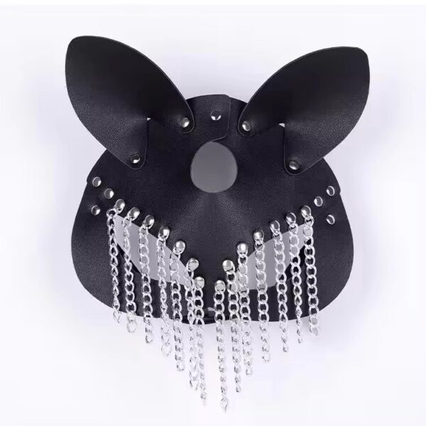 img_7305 Desire Black Bunny Chain Mask