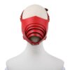 Aura Sculpted Avant-Garde  Red Face Mask