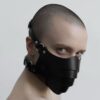 Aura Sculpted Avant-Garde  Red Face Mask