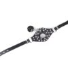 img_7475 Studded Faux Leather Open-Mouth Gag with Removable Plug