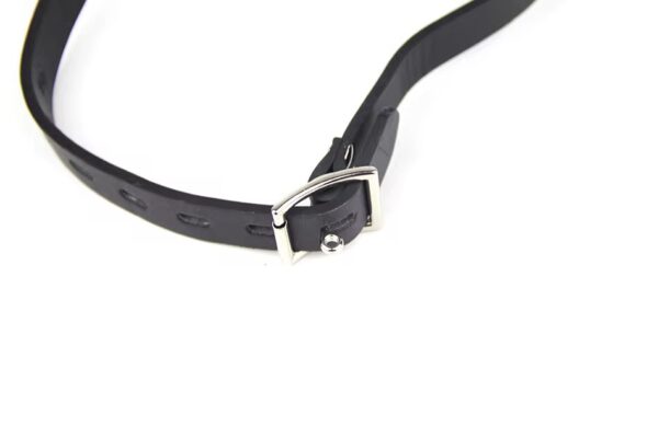 img_7478 Studded Faux Leather Open-Mouth Gag with Removable Plug