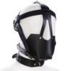 Adjustable Leather Puppy Muzzle with Silicone Ball Gag