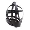 Adjustable Leather Puppy Muzzle with Silicone Ball Gag