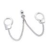 Stainless Steel Jeweled Plug & Handcuff Restraint Set