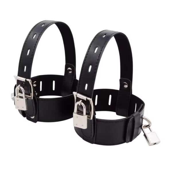 Locking Heel Cuffs or High Heel Ankle Restraints.