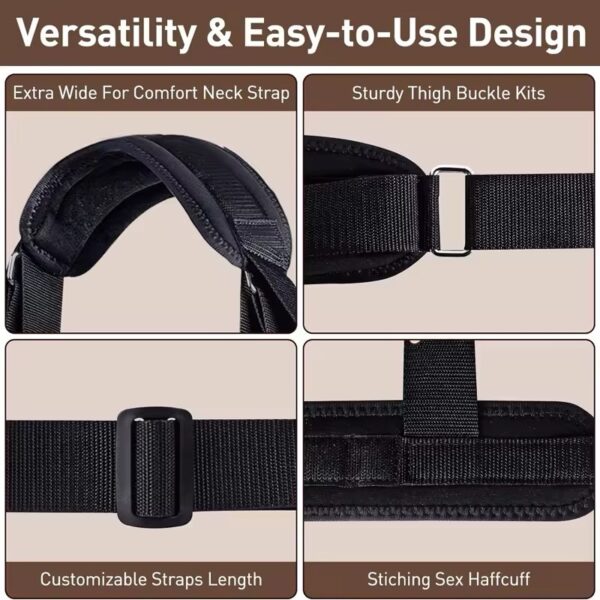 Adjustable Padded Thigh & Wrist Support Sling