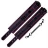 Pink & Black Faux Leather Restraint Cuffs
