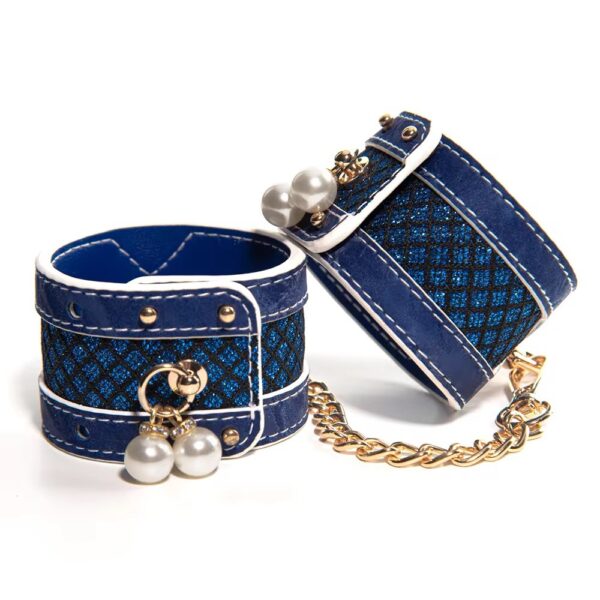 Velvet & Pearl Fetish Cuffs