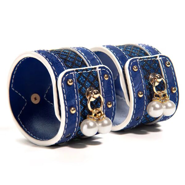 Velvet & Pearl Fetish Cuffs
