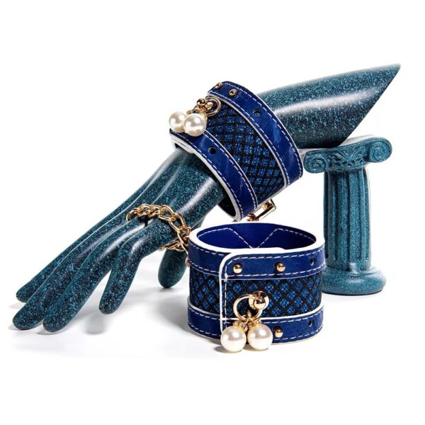 Velvet & Pearl Fetish Cuffs