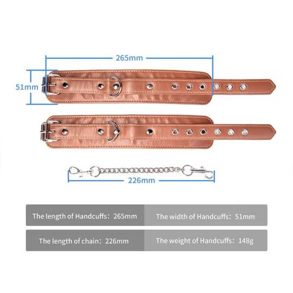Classic Brown Restraint Cuffs
