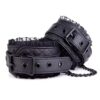 img_7606 Ruffled Quilted Faux-Leather Ankle Cuffs
