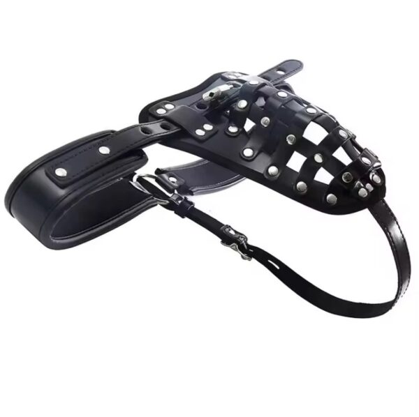 Faux Leather Lockable Chastity Belt