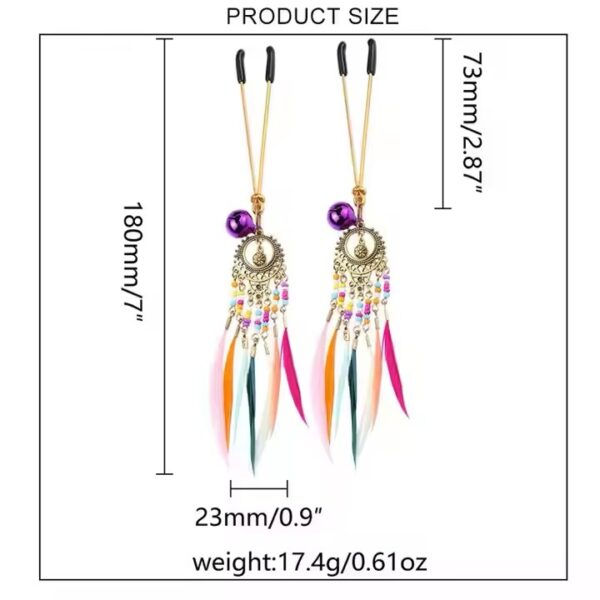 img_7684 Desire Enchanted Feather Nipple Clips