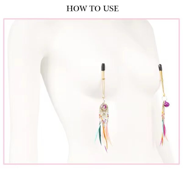 img_7685 Desire Enchanted Feather Nipple Clips