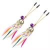 img_7687 Desire Enchanted Feather Nipple Clips