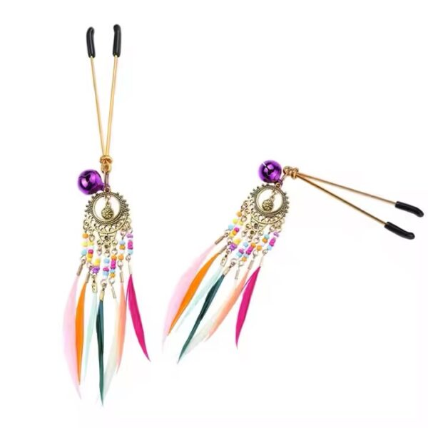 img_7688 Desire Enchanted Feather Nipple Clips