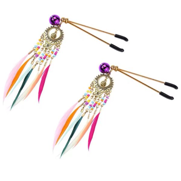 img_7689 Desire Enchanted Feather Nipple Clips