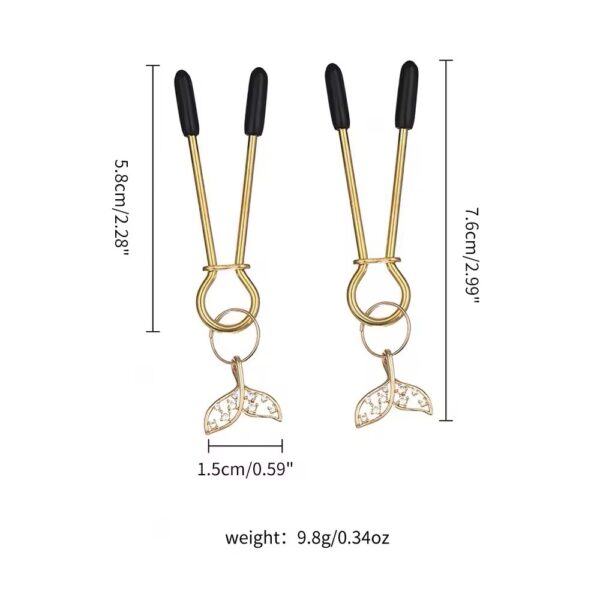 Desire Golden Mermaid Nipple Clamps