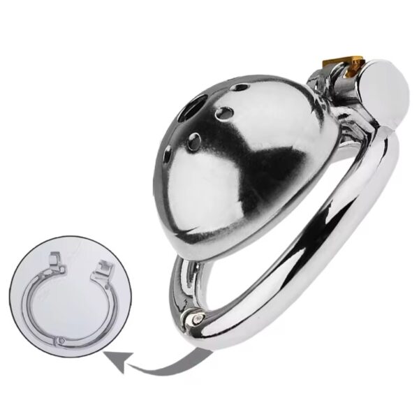 img_7763 Desire Steel Shield Chastity Cage- Medium