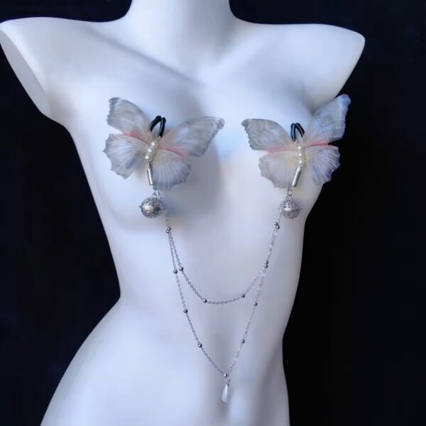 The Butterfly  Chime Nipple Clamps