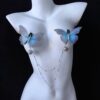 The Butterfly  Chime Nipple Clamps