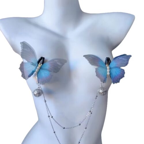 The Butterfly  Chime Nipple Clamps
