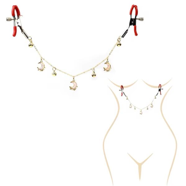 Desire Lunar Charm Adjustable Nipple Clamps