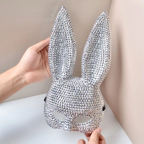 Desire Crystal Bunny Masquerade Mask