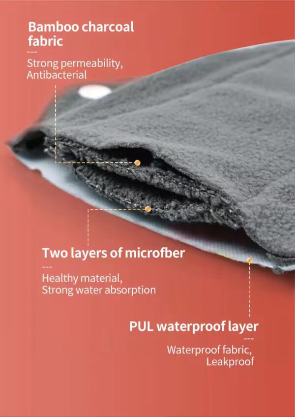 img_8122 Eco-Friendly Washable Bamboo Charcoal Menstrual Cloth Pads