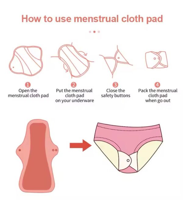 img_8123 Eco-Friendly Washable Bamboo Charcoal Menstrual Cloth Pads