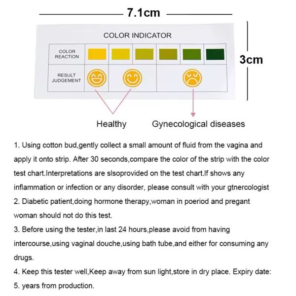 Feminine pH Balance Self-Test Kit – At-Home Vaginal Health Test