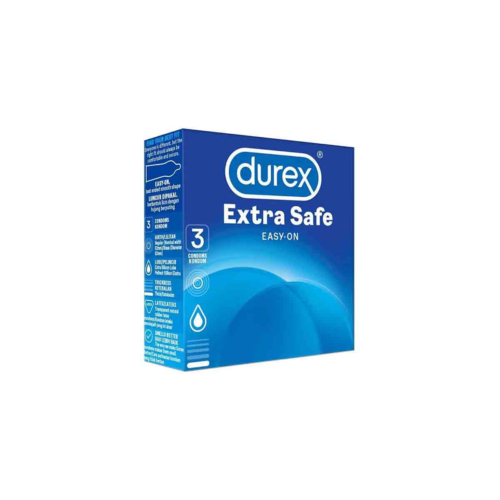 Durex Extra Safe Condoms – Easy-On Protection (Pack of 3)