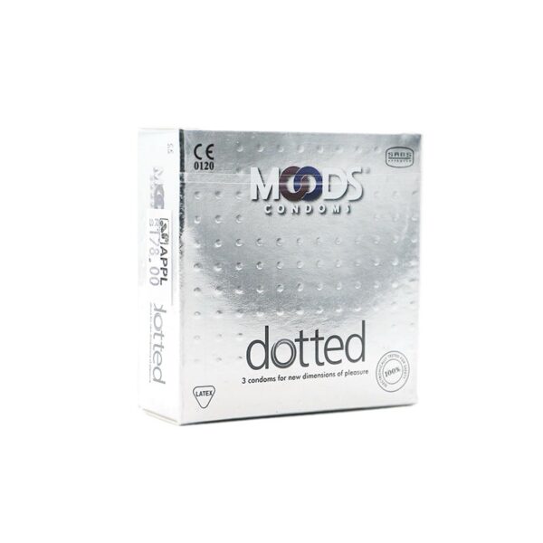 Moods Dotted Condoms – Textured Pleasure (Pack of 3)